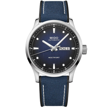 Mido orologio Multifort M 42mm blu automatico acciaio M038.430.17.041.00