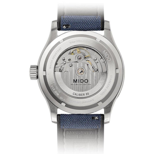 Mido orologio Multifort M 42mm blu automatico acciaio M038.430.17.041.00
