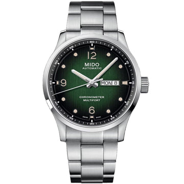 Mido orologio Multifort M Chronometer COSC 42mm verde automatico acciaio M038.431.11.097.00