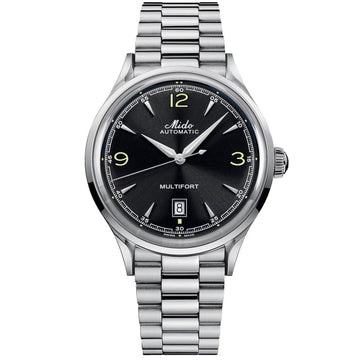 Mido orologio Multifort Powerwind 40mm nero automatico acciaio M040.407.11.057.00