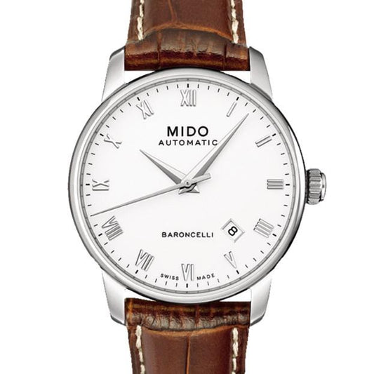 Mido orologio uomo Baroncelli 38mm automatico acciaio M8600.4.26.8