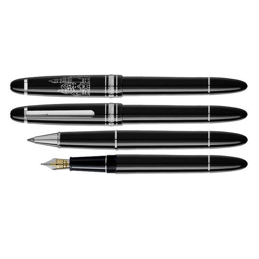 Monbtlanc fountain pen and roller set Meisterstuck Tribute to the Neuschwanstein Castle Special Edition 127134