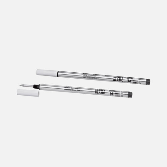 Montblanc 2 refill per fineliner punta M Mystery Black nero 128246