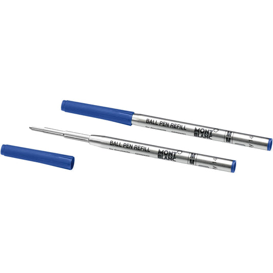 Montblanc 2 refill per penna a sfera punta M Royal Blue blu 128214