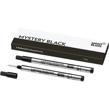 Montblanc 2 LeGrand (F) Mystery Black rollerball refills black 128224 