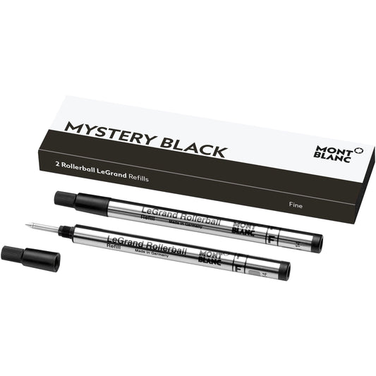 Montblanc 2 LeGrand (F) Mystery Black rollerball refills black 128224 