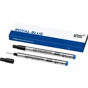 Montblanc 2 LeGrand (F) Royal Blue rollerball refills blue 128227