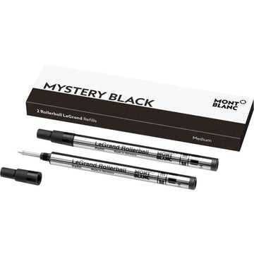 Montblanc 2 refill per roller LeGrand (M) Mystery Black nero 128225