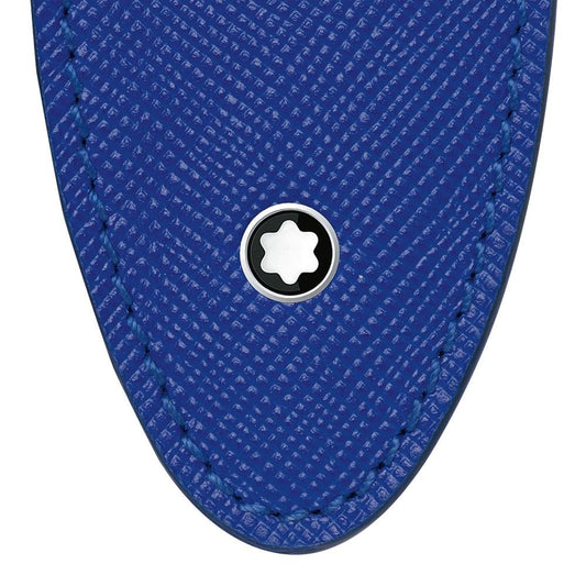 Montblanc astuccio per 1 strumento da scrittura Sartorial blu elettrico 124195