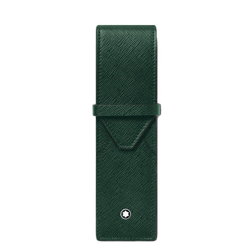Montblanc astuccio per 2 strumenti da scrittura Montblanc Sartorial verde 131205