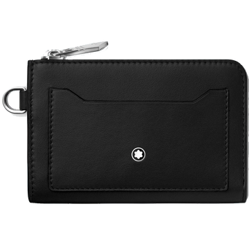Montblanc astuccio portachiavi 4 scomparti Meisterstück nero 129689