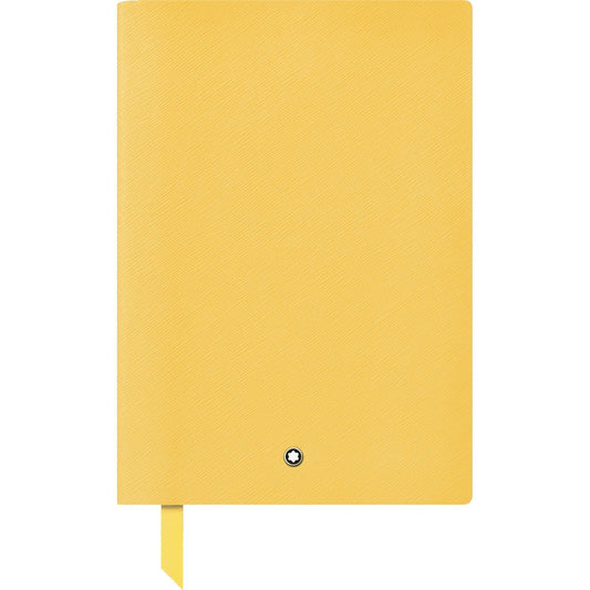 Montblanc blocco note 146 a righe cancelleria tascabile giallo senape 125882