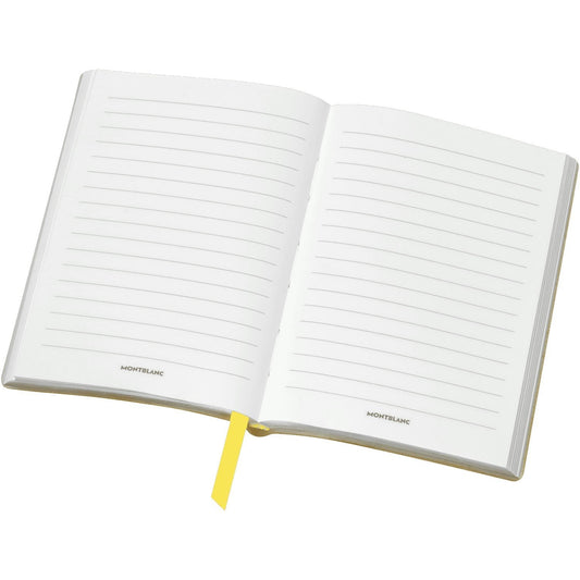 Montblanc blocco note 148 a righe giallo senape 125883