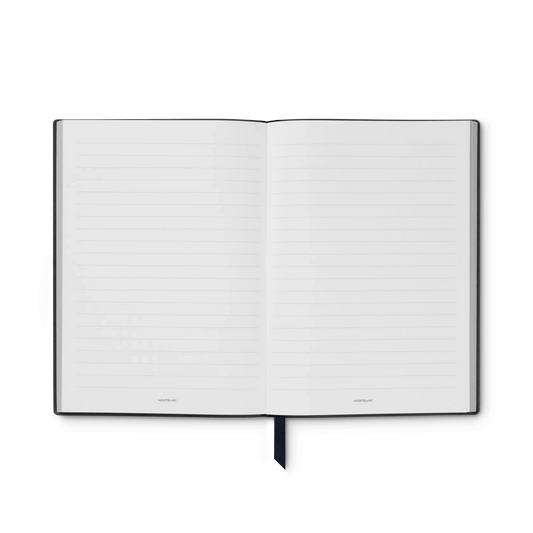 Montblanc blocco note #163 medio a righe Meisterstück Around the World in 80 Days marrone 130289