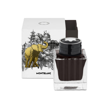 Montblanc boccetta d’inchiostro 50 ml Meisterstück Around the World in 80 Days marrone 130290