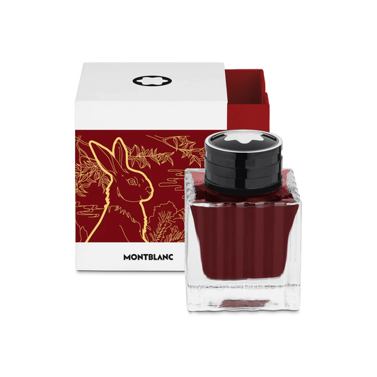 Montblanc boccetta d'inchiostro 50 ml rosso La leggenda dello zodiaco il Coniglio 129485