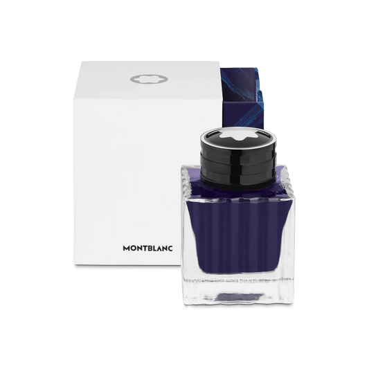 Montblanc boccetta d’inchiostro 50ml blu collezione Meisterstück Glacier blu 129481