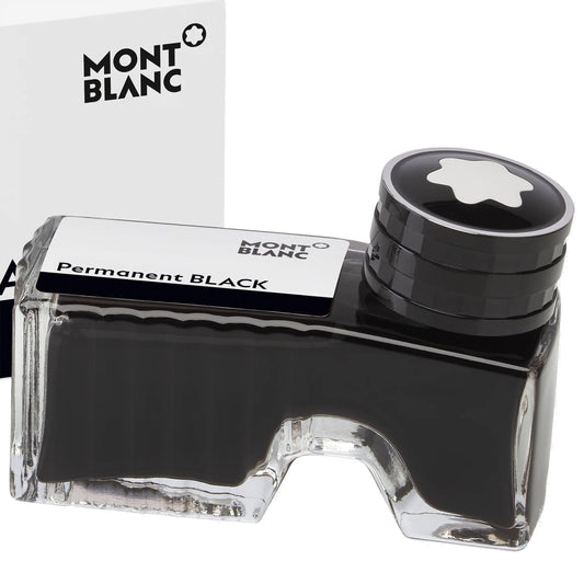Montblanc Ink Bottle 60ml Permanent Black DIN ISO 14145-2 128196 