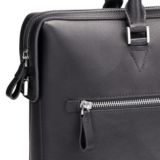 Montblanc borsa porta documenti sottile Meisterstuck Sfumato Grigio 118326