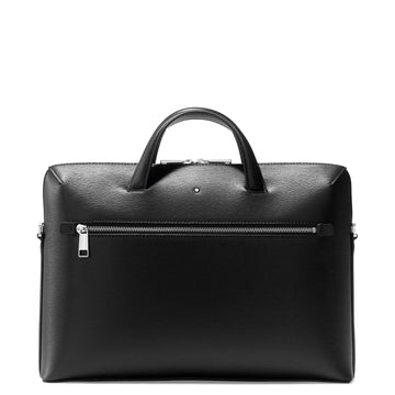 Montblanc borsa portadocumenti sottile con tracolla Meisterstück 4810 nero 129190