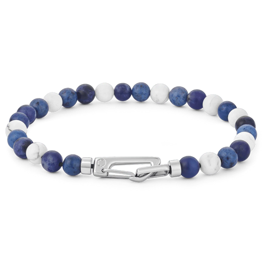 Montblanc bracciale Meisterstück Glacier Beads misura M 12951063