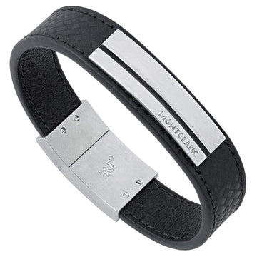 Montblanc bracciale uomo Extreme acciaio pelle M 11303363