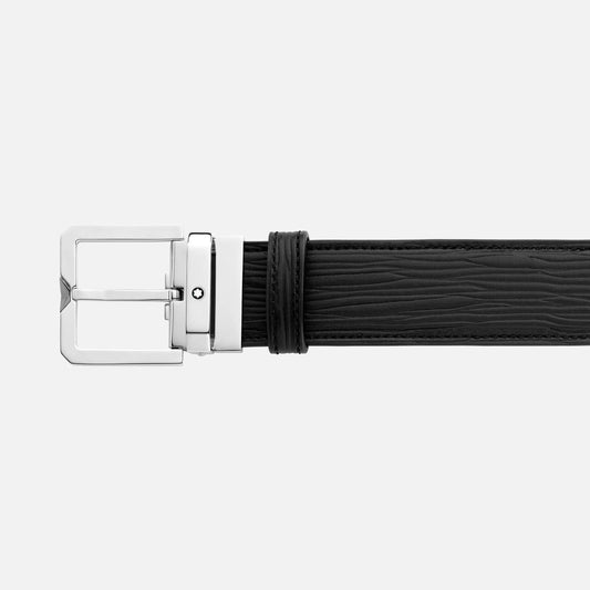 Montblanc cintura 35mm fibbia squadrata misura regolabile 131171