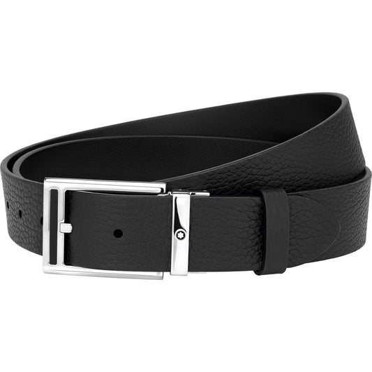 Montblanc Casual Belt Adjustable Length Soft Grain Black 123906