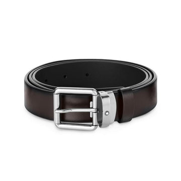 Montblanc Brown Leather Belt 30mm 131185 