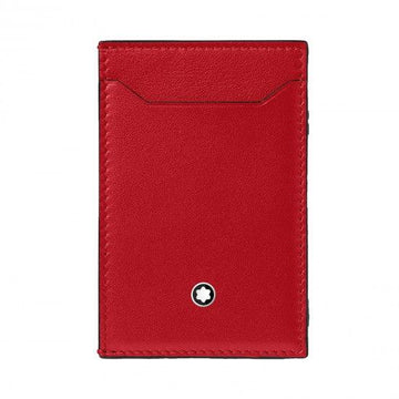 Montblanc custodia 3 scomparti Meisterstück rossa 129685