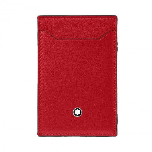 Montblanc custodia 3 scomparti Meisterstück rossa 129685