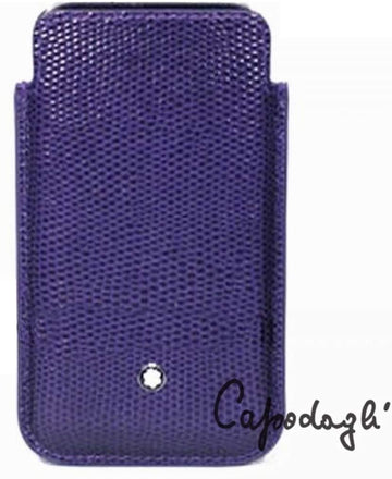 Montblanc Smartphone Case Cover Lizard Skin Purple 109191
