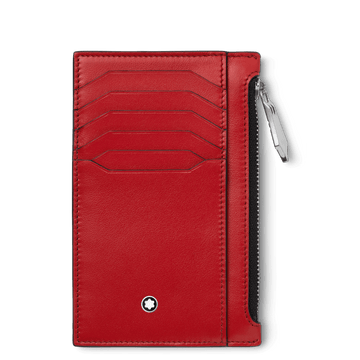 Montblanc custodia Meisterstück 8 scomparti con tasca con rosso 129688