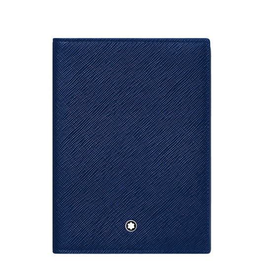 Montblanc custodia per passaporto Montblanc Sartorial blu 130816