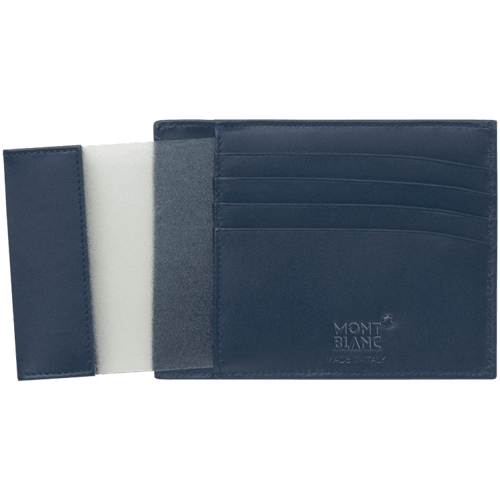 Montblanc Meisterstück Pocket Case 4cc with Document Holder Navy Blue 118311