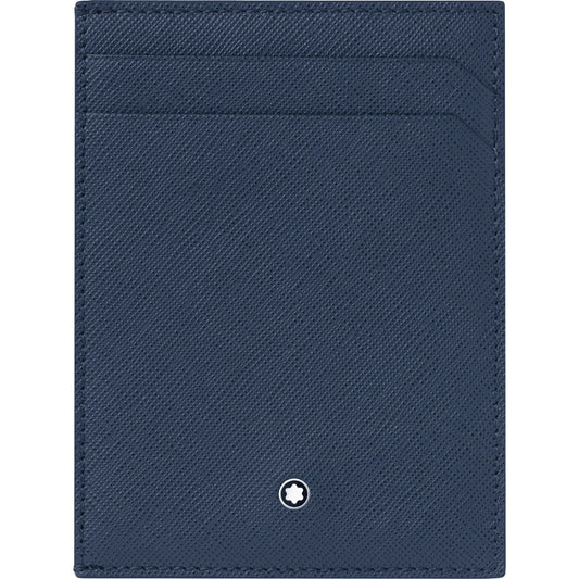 Montblanc custodia tascabile 5 scomparti Sartorial blu indaco 124188