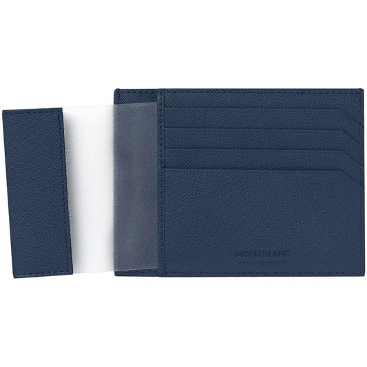 Montblanc custodia tascabile 5 scomparti Sartorial blu indaco 124188