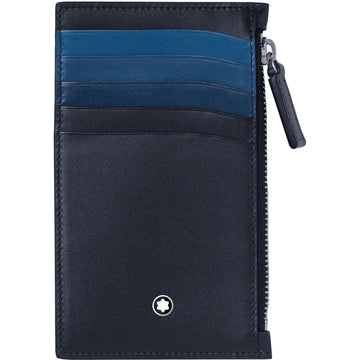 Montblanc Meisterstück Pocket Case 5cc with Zip Navy Blue Gradient 126217 