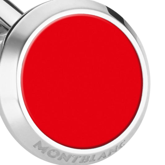 Montblanc gemelli rossi acciaio (PRODUCT) RED 118880