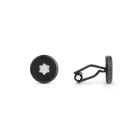 Montblanc gemelli StarWalker Black Cosmos acciaio nero 129788