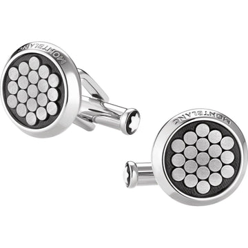 Montblanc Urban Spirit steel cufflinks 114773