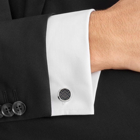 Montblanc Urban Spirit steel cufflinks 116654