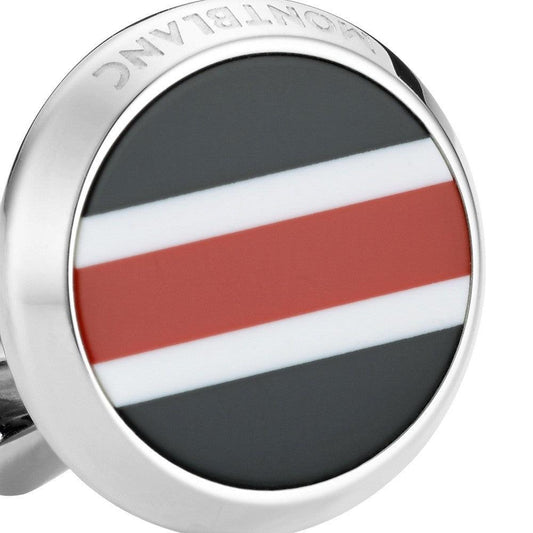 Montblanc Urban Spirit cufflinks steel resin 118596