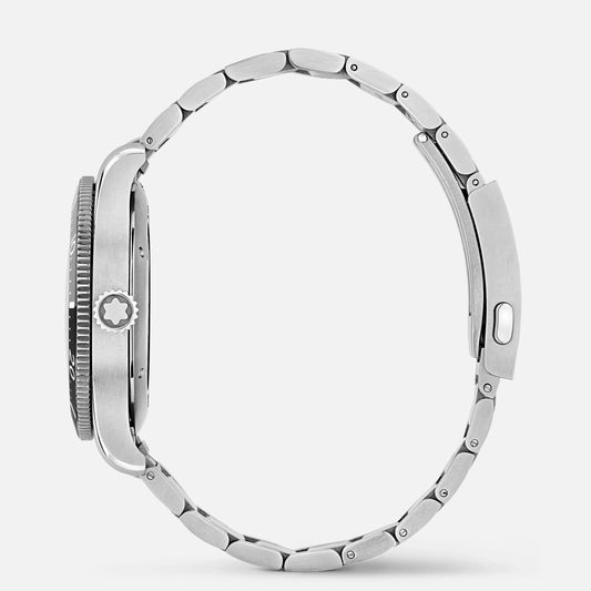 Montblanc orologio 1858 Ice Sea Automatic Date 41mm nero automatico acciaio 129371