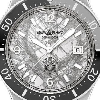 Montblanc orologio  1858 Iced Sea Automatic Date 41mm grigio automatico acciaio 130793