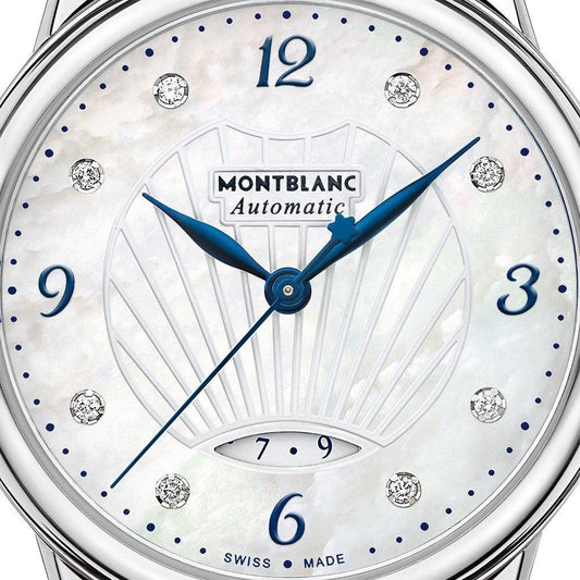 Montblanc Bohème Automatic Date 30mm Mother of Pearl Automatic Steel Watch 118773