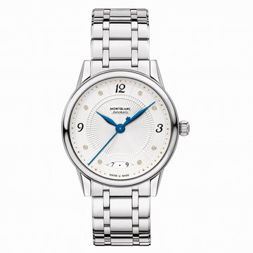 Montblanc Bohème Date 37mm White Automatic Steel Watch 114733