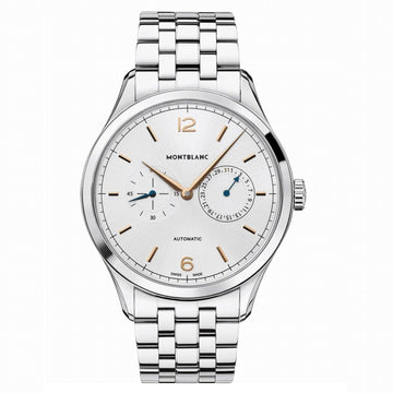 Montblanc Heritage Chronometrie 40mm Automatic Silver Steel Watch 114873