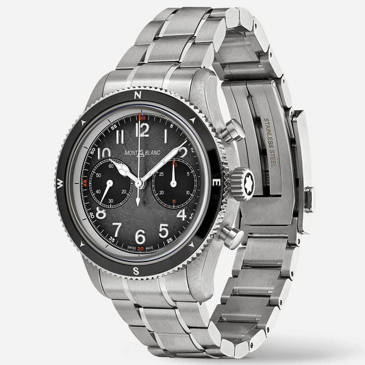 Montblanc orologio Montblanc 1858 Automatic Chronograph 0 Oxygen The 8000 42mm grigio automatico acciaio 130983