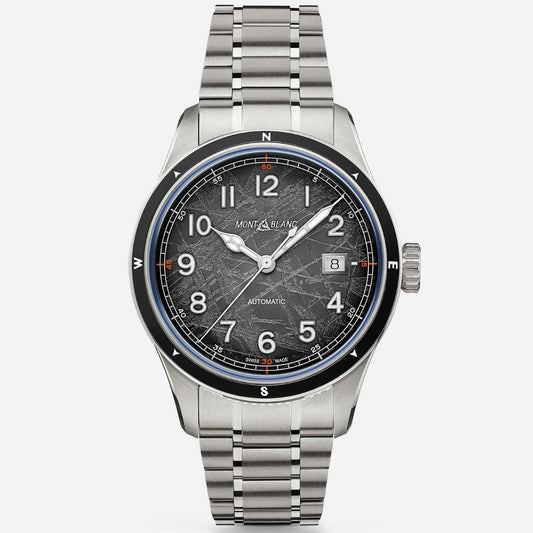 Montblanc watch Montblanc 1858 Automatic Date 0 Oxygen The 8000 41mm gray automatic steel 130984